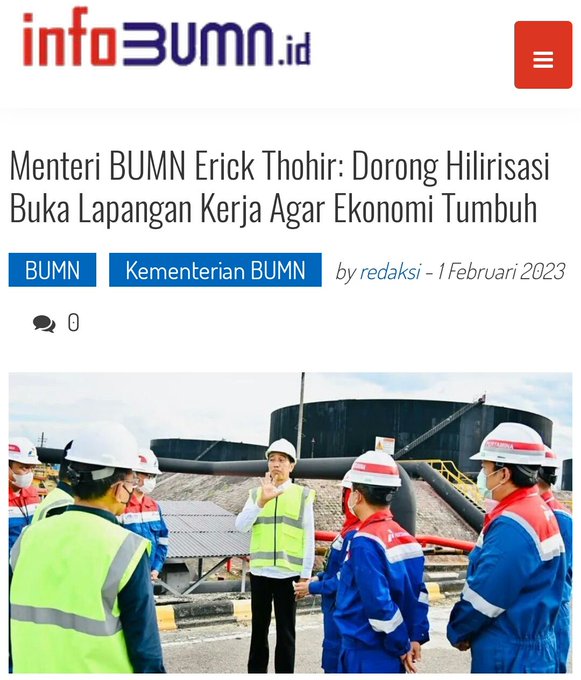 Info BUMN tweet media