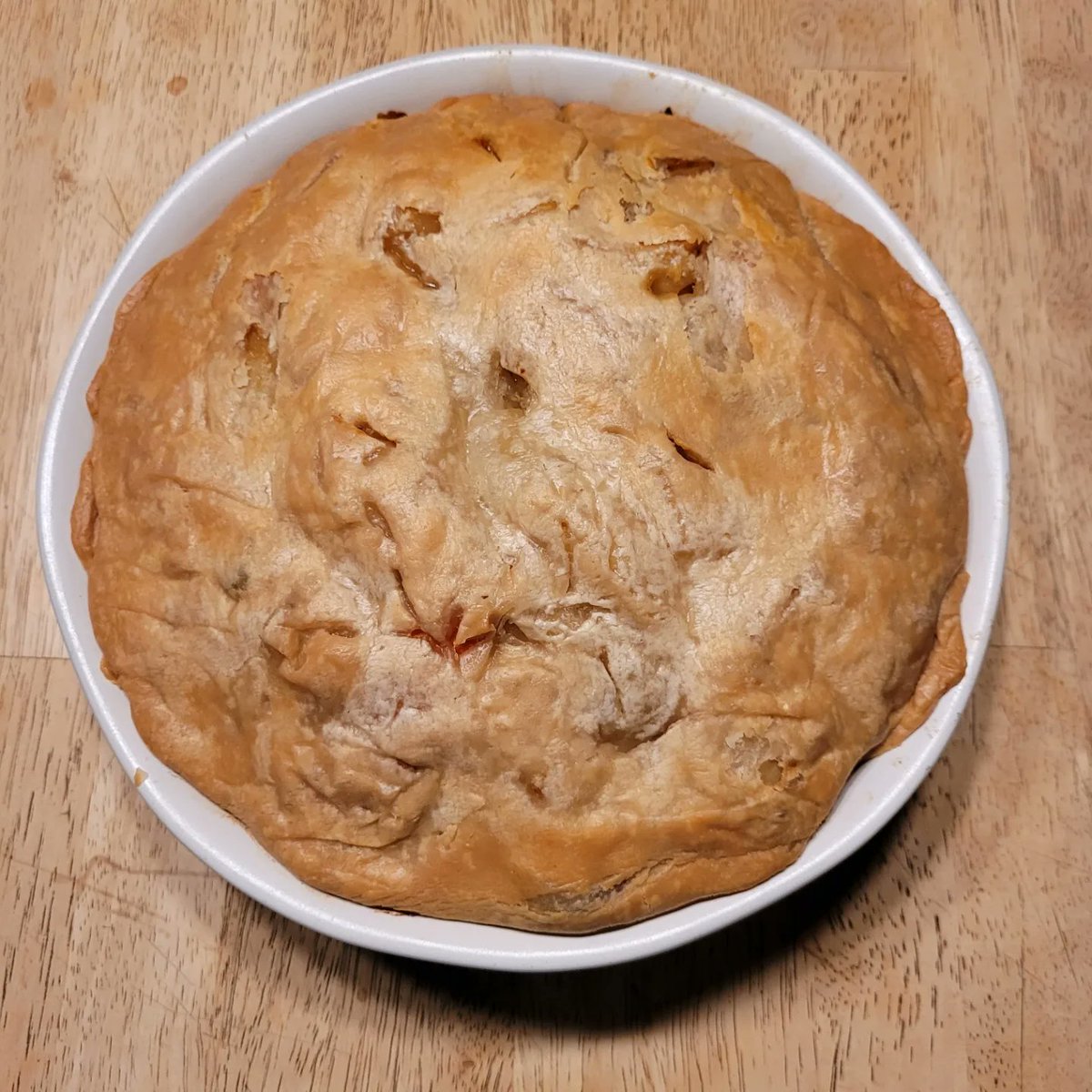 mage2warrior's tweet photo. #homemade #beefpotpie first try turned out pretty delicious. #beef #potpie #homemadefood #homecooking https://t.co/LysjZQkAQE