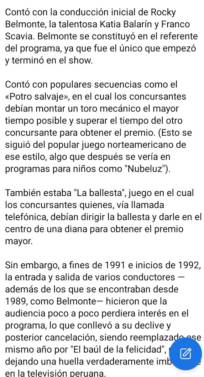 ItaloCostaGomez's tweet photo. El exitoso programa concurso "Fantástico" de Panamericana Televisión nació el el lunes 14 de agosto de 1989, teniendo como primer invitado al exitosísimo Augusto Ferrando que conducía un espacio sabatino por la misma señal.

Reseña sigue en las fotos 👇 https://t.co/fAM8RvlEDy