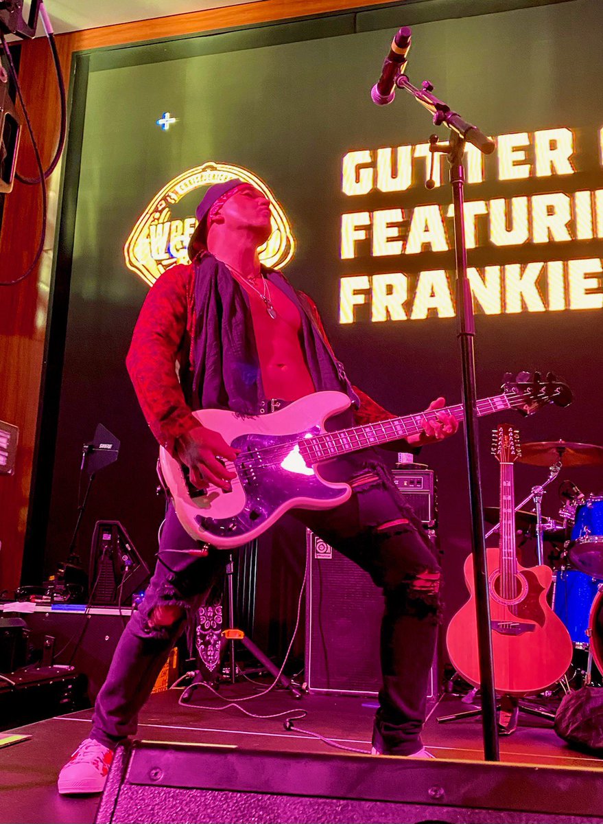 FrankieKazarian's tweet photo. Another @jericho_cruise is in the books. I’ve been lucky enough to be a part of every one, and this was my favorite yet. Amazing times, and my band @guttercandyrock played two hot rock n roll shows. Can’t wait for the next one! 🤘🏼 https://t.co/n6UUyv1T7O