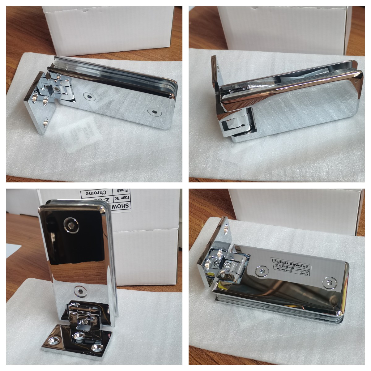 Zimmor_hardware's tweet photo. Shower door hinge, forged brass, polish chrome, European style. https://t.co/joEQ5vfhSG