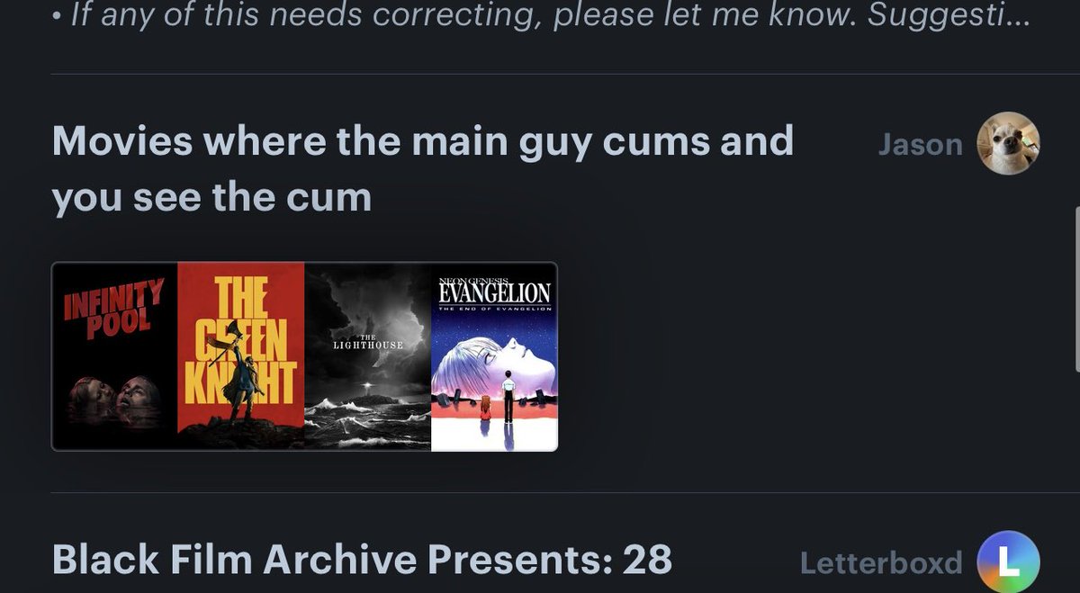goghbro's tweet photo. Wtf is this shit letterboxd???? *adds all of them to my watchlist* https://t.co/3HK5nbBNFy