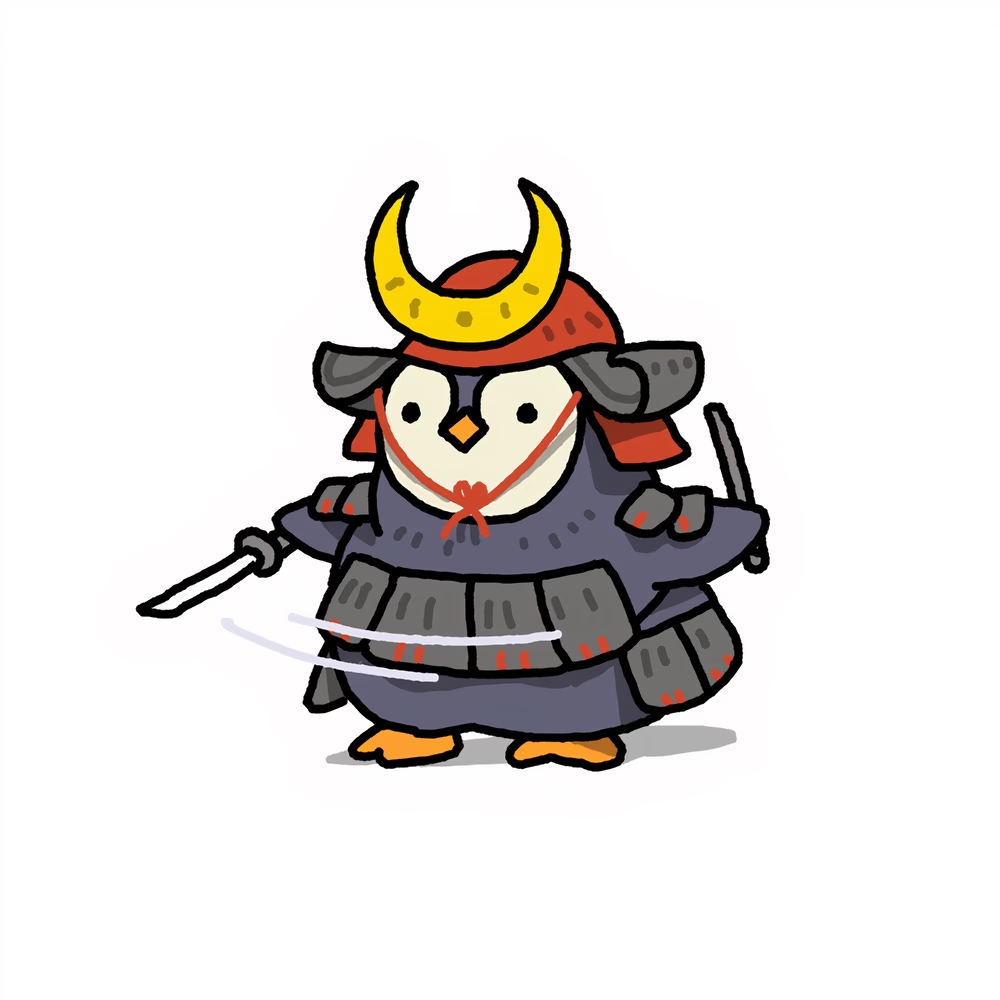 picked up the cute armored penguin drawn at my request by 
@ilyakazakov
 #littlefriends 😍