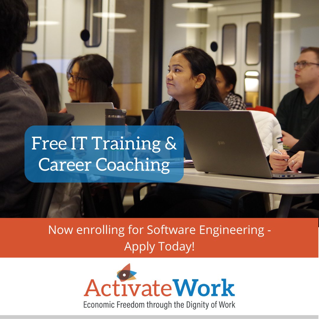 Did you know? All ActivateWork IT boot camps are 100% tuition-free. Learn the fundamentals to activate your new tech career! Apply today.  #newcareer #ITjobs #techjobs #tuitionfree #careers #softwareengineering
activatework.org/homepage/softw…