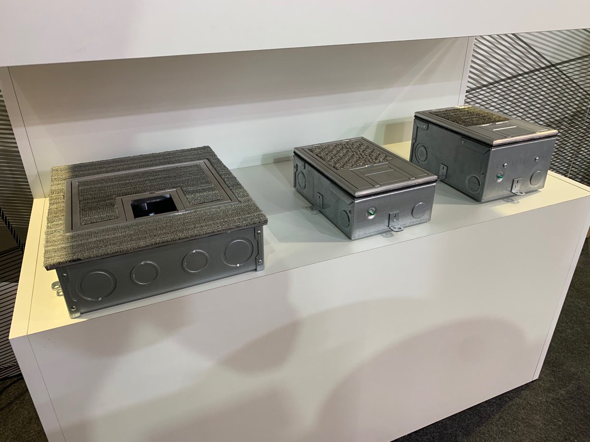 globalAVnetwork's tweet photo. @FSR_Inc was exhibiting at #ISE2023 and showed a variety of AV infrastructure solutions including #FloorBoxes, #WallBoxes, #TableBoxes, #CableRetractors as well as the very popular Smart-Way floor/wall #raceway system.
#AVtweeps #AVinfrastructure #ISE2024 #ProAV @FSR_Intl https://t.co/LFDN3UCUUp