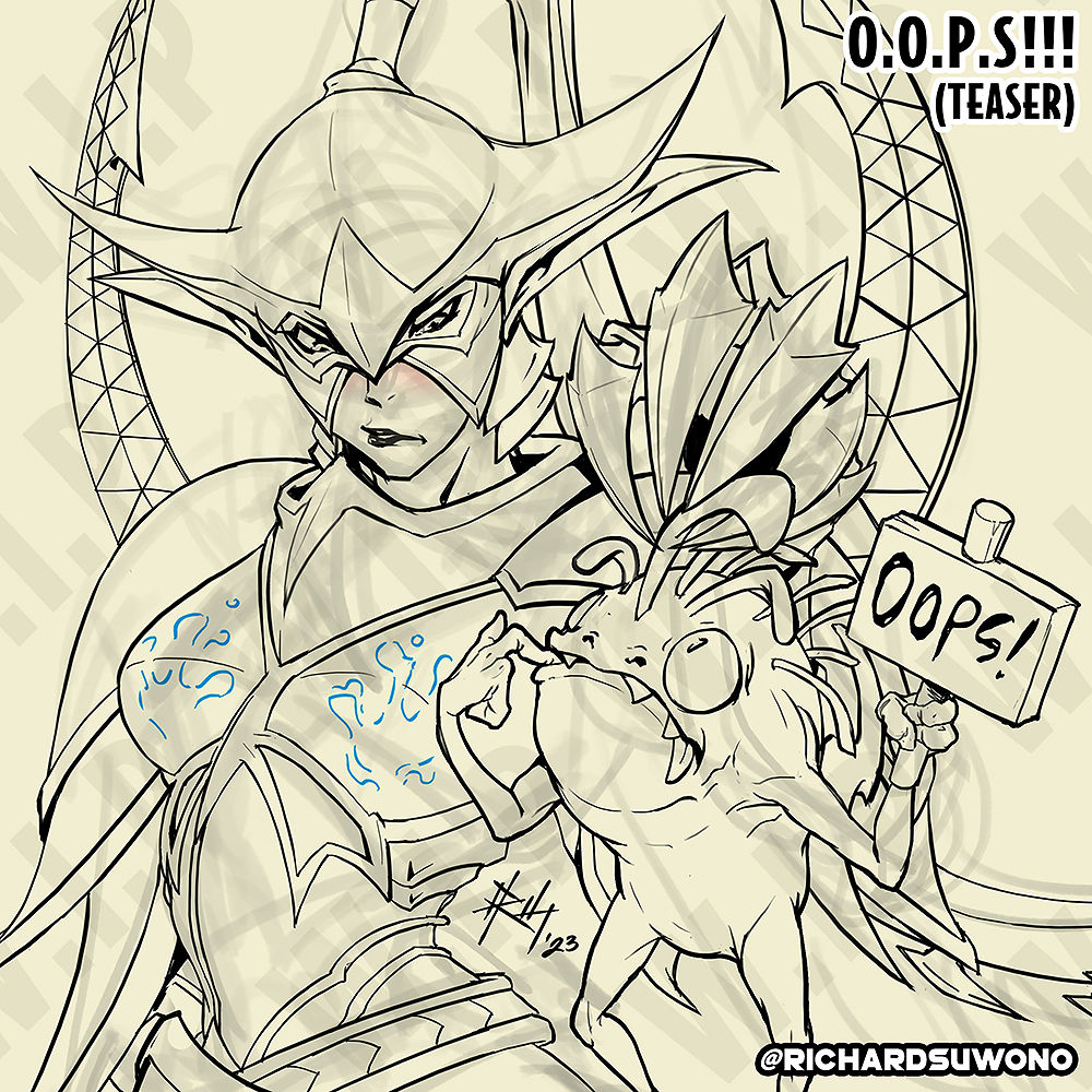 richardsuwono's tweet photo. O.O.P.S!!!-(Teaser)
#murloc is getting so much "Trouble" after this 😂😂😂
"Maiev Shadowsong"
One of my most favorite character from @Warcraft , or #Dota1 Era!
I really love Her #Warcraft3 design!!!
#Maiev fans,
enjoy~
@WoW_en #WOW @Blizzard_Ent https://t.co/3gv7Vtq2GP