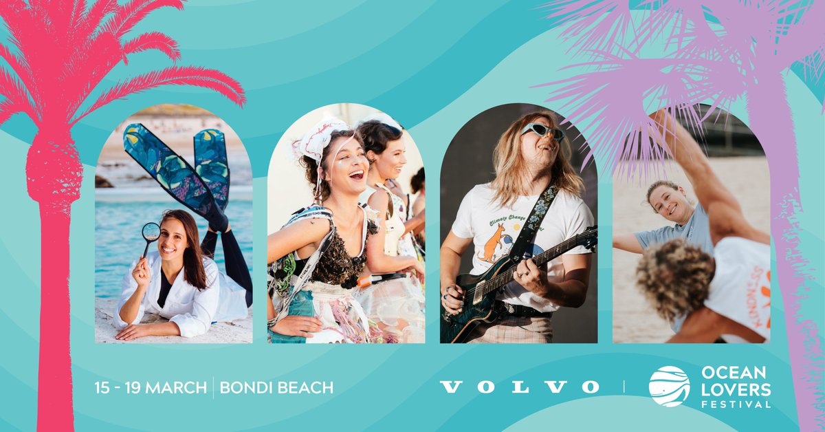 It's that time again, your favourite festival of ideas, art + music &amp; actions for the ocean is back in Bondi from March 15-19. See the full program here: oceanloversfestival.com