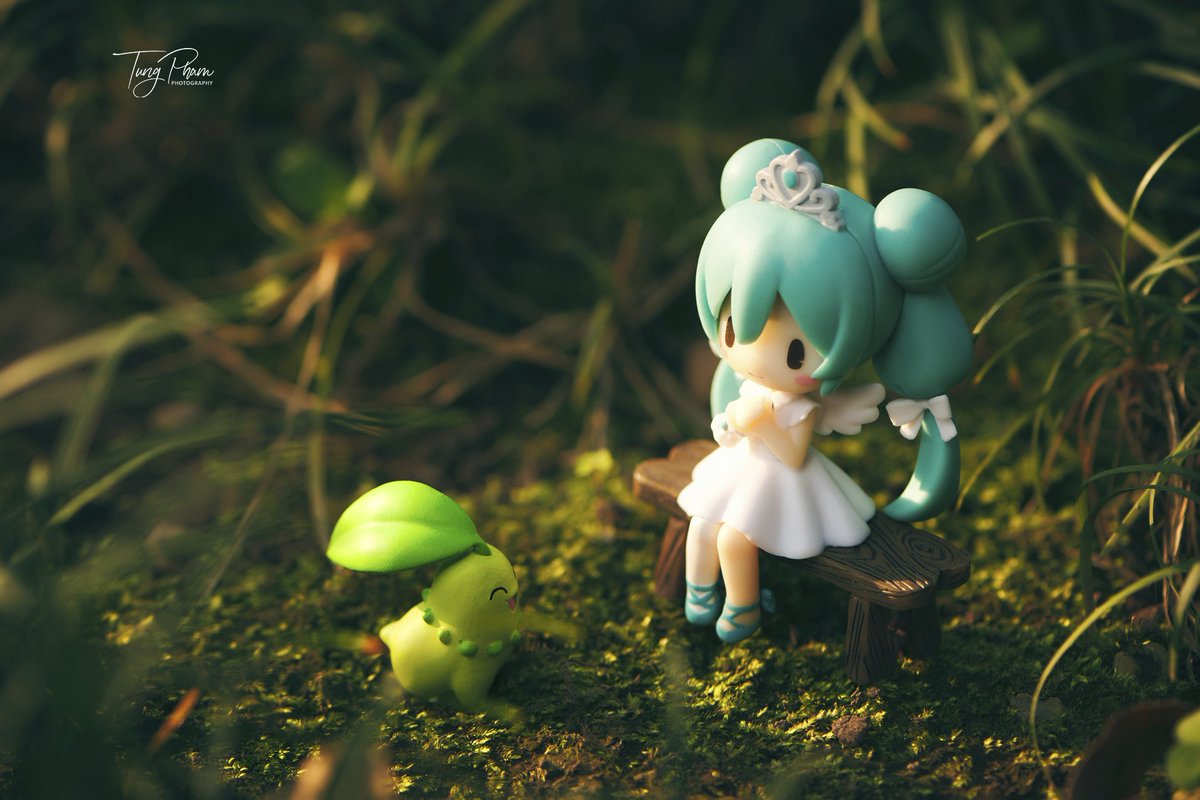 ThoBong_vn's tweet photo. Will you be my friend, little one?
For me, Chikorita will always be the cutest PkM 🍀
#Miku #Hatsunemiku #vocaloid #chikorita #pokemon #friendship #characterfigure #toyphotography https://t.co/QMd4AT9y0o