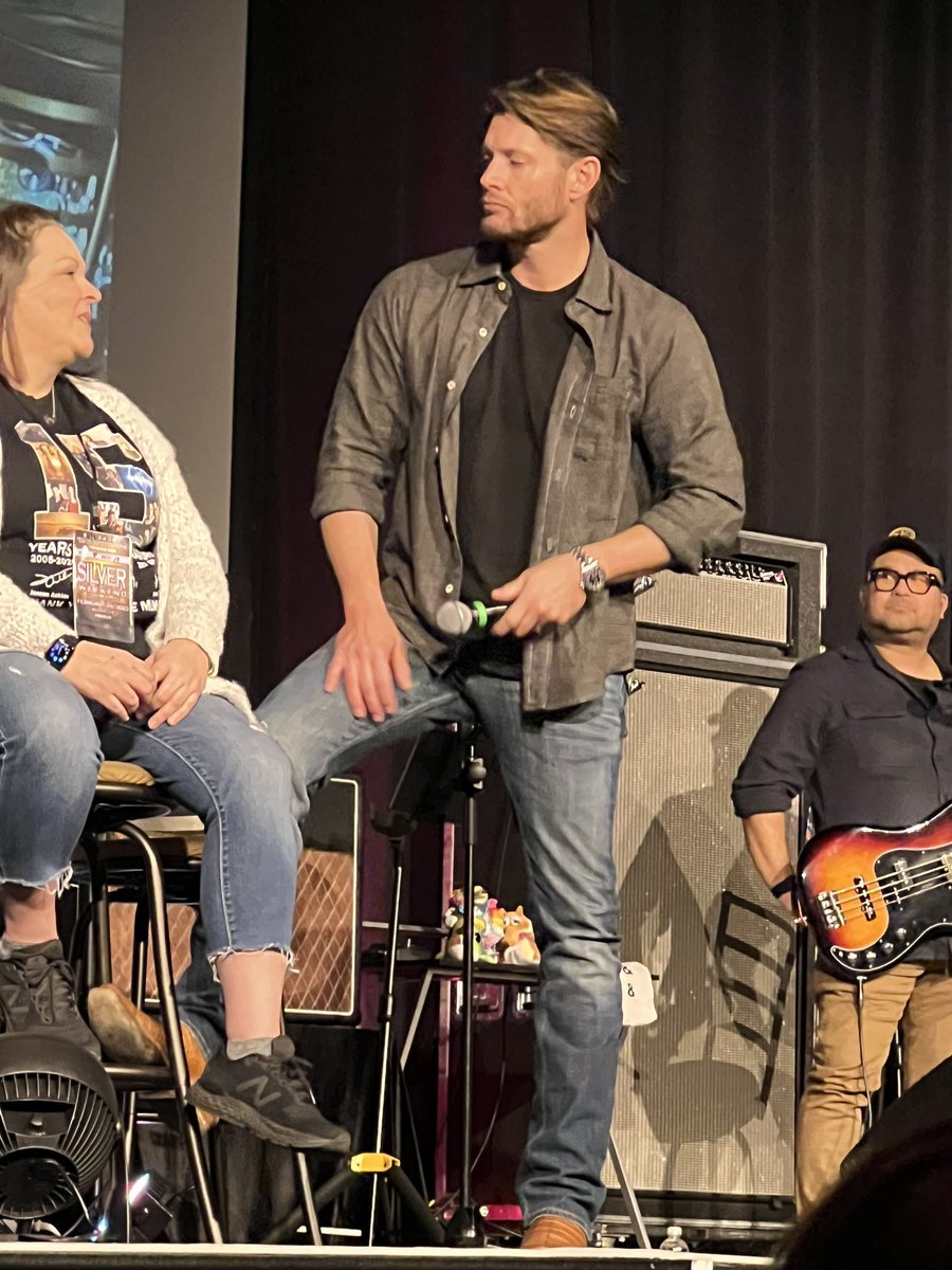 Queen_Kat's tweet photo. Simply because of the hair flippies 😌
#JensenAckles #SPNDAL #SPNDallas https://t.co/zYwKQ0taso