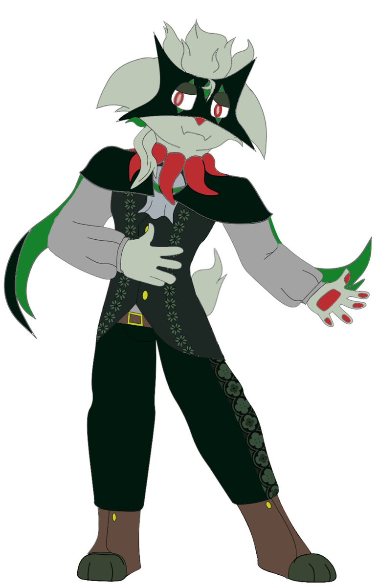 SuripiOkami's tweet photo. Also another character tied to Lucero: A repurposed character as my old Meowstic has now become a Meowscarada. Let me reintroduce: Matilde. https://t.co/D8NVmN85fb