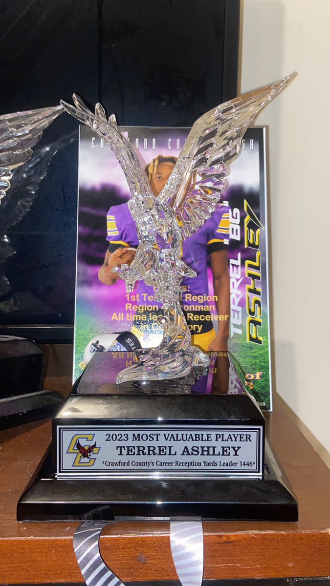 All time leading receiver in Crawford County history in two years🙏🏾💛💜 #humble #legendary  <a href="/CCEaglesFootba1/">CCEaglesFootball</a> <a href="/CCHSCoach5/">Craig Puckett</a> <a href="/PrepRedzoneGA/">Prep Redzone Georgia</a> <a href="/RecruitGeorgia/">Recruit Georgia</a>
