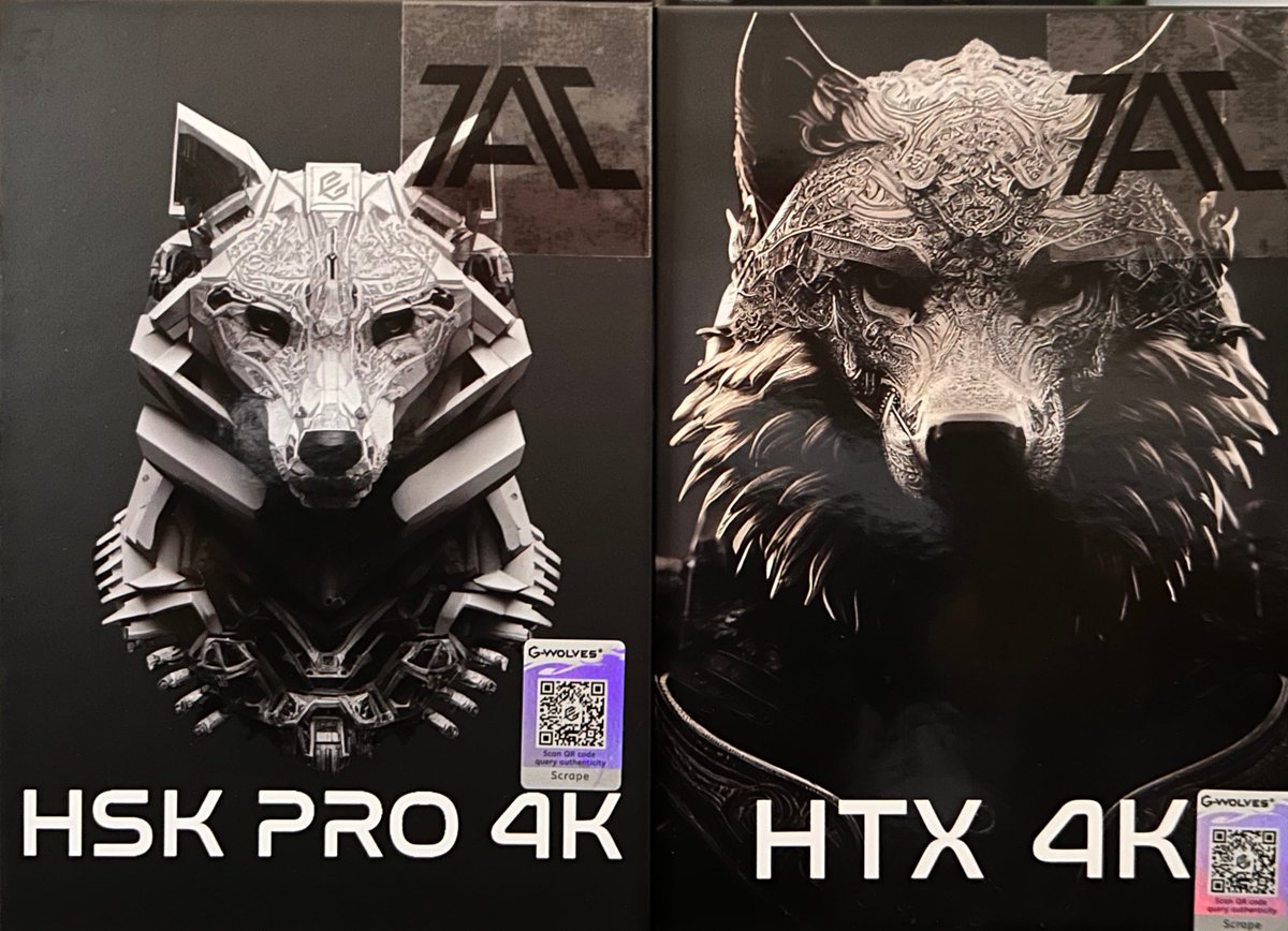 tacularr's tweet image. The legends at @g_wolves kindly provided me a HSK Pro 4K and a HTX 4K to give away, So I will begin by giving away the beast that is the HTX 4K. 

To enter;
follow @tacularr 
follow @g_wolves 
Retweet this tweet.

Winner will be selected in a week, anyone can enter.
Goodluck!