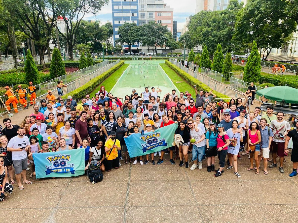 NianticSpatial's tweet photo. Obrigado, Brasil!
Community Day was a blast. It was wonderful seeing tens of thousands of explorers come together from across the country. Until next time – Tchau! 🇧🇷👋 #CommunityDay https://t.co/qZAElzS35i