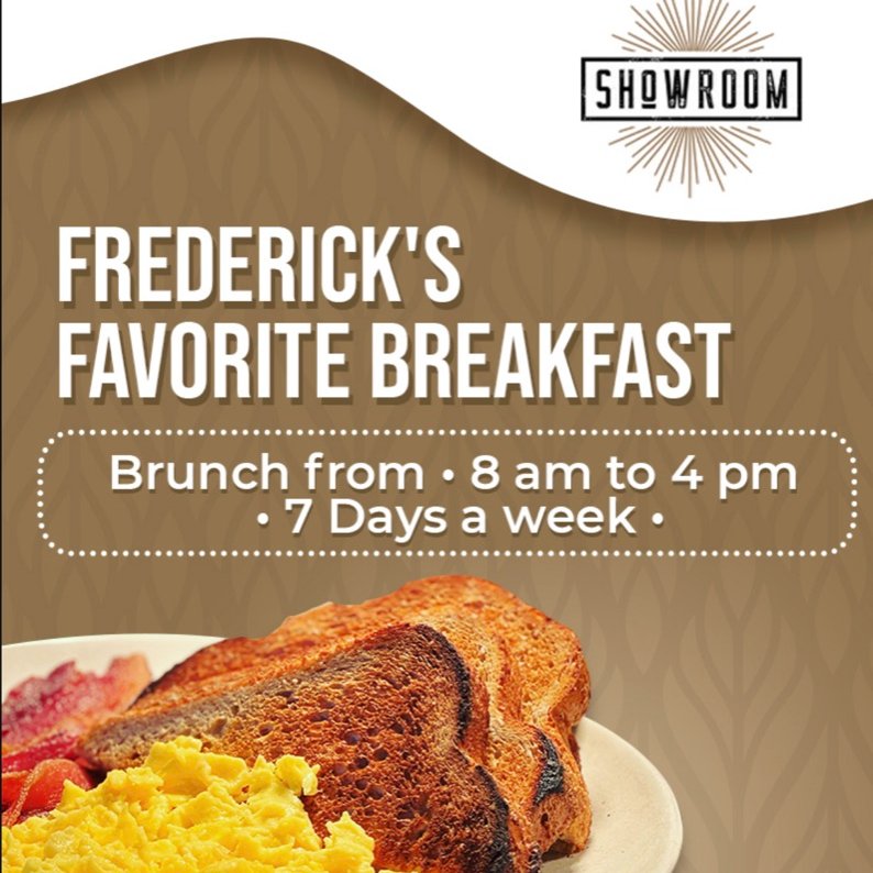 Showroom21701's tweet photo. Join us for Brunch 7-Days-a-Week at Showroom. Serving breakfast and lunch favorites 8am to 4pm.
#frederickbreakfast #frederickbrunch #fredericklunch #FrederickEats #FrederickFoodie #FrederickRestaurants #FrederickCafe #FrederickDining #Foodie
#DowntownFrederick #VisitFrederick https://t.co/sGyFeeveOo
