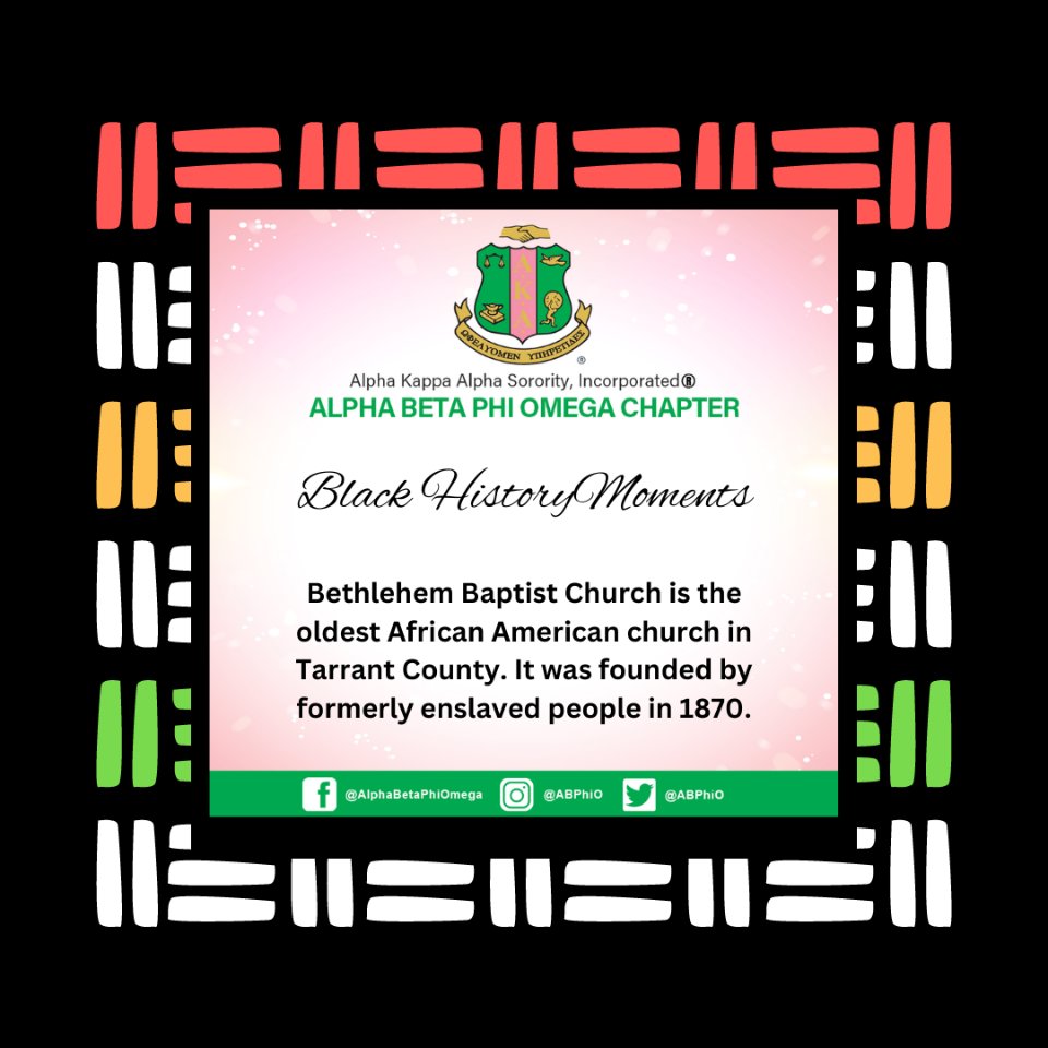 ABPhiO's tweet photo. Happy Black History Month!

Our focus this week is to provide Black History facts about Mansfield, Texas.

Media source:
https://t.co/O4fqV8IY30 https://t.co/H9ntwBQtcw