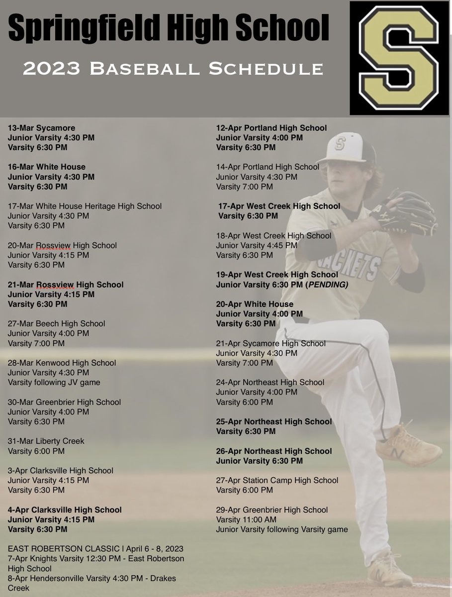 schild_riley's tweet photo. 5 weeks till opening day 🧭 #SPFB @SHSJacketsBall https://t.co/to0l09wFRC
