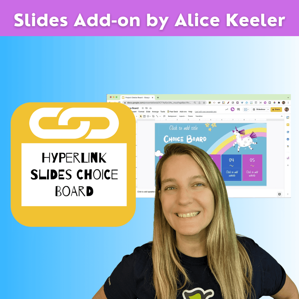 edmondpsedtech's tweet photo. RT @alicekeeler: Hyperlink Slides Choice Board https://t.co/8114aX7IYx https://t.co/5PCVXr64lC