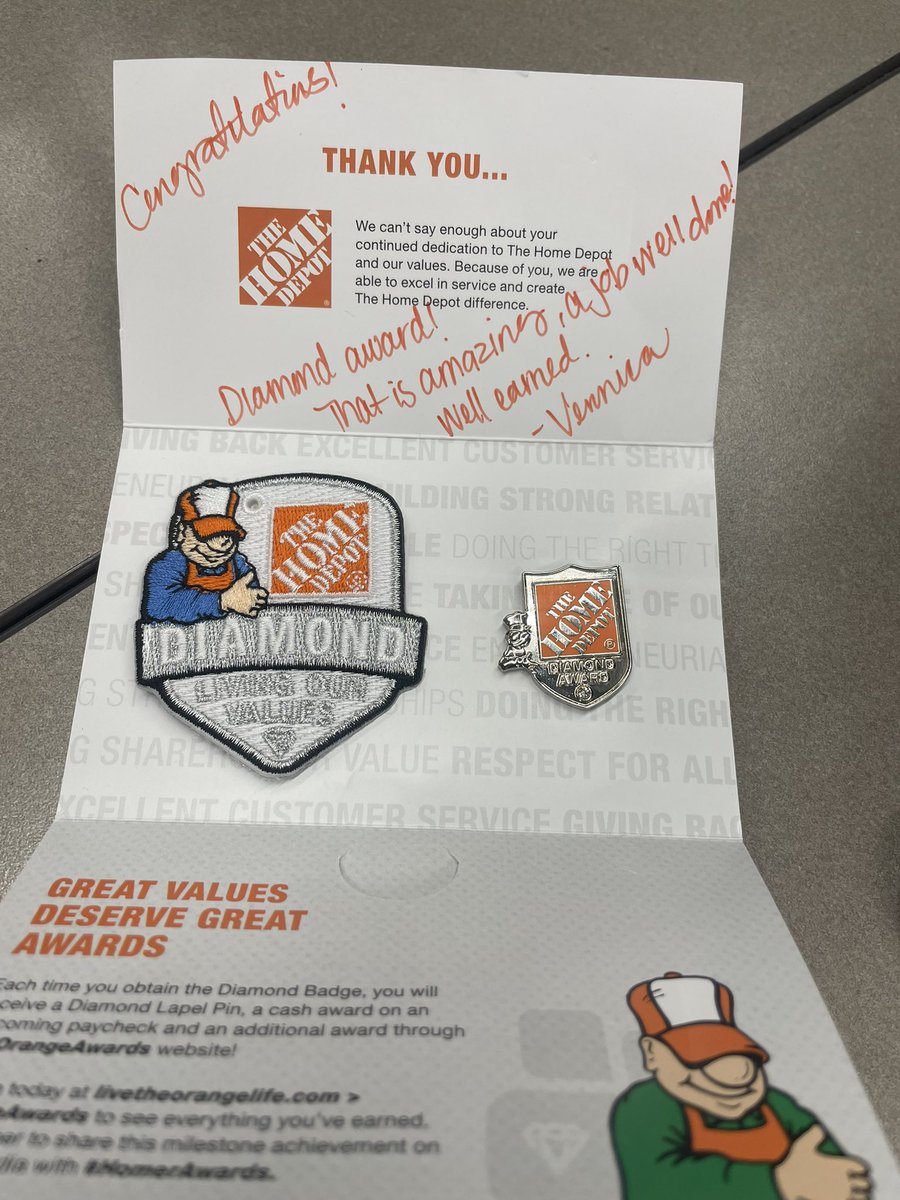 Pretty excited about this one. Received my Diamond Award today. #pacnorthproud