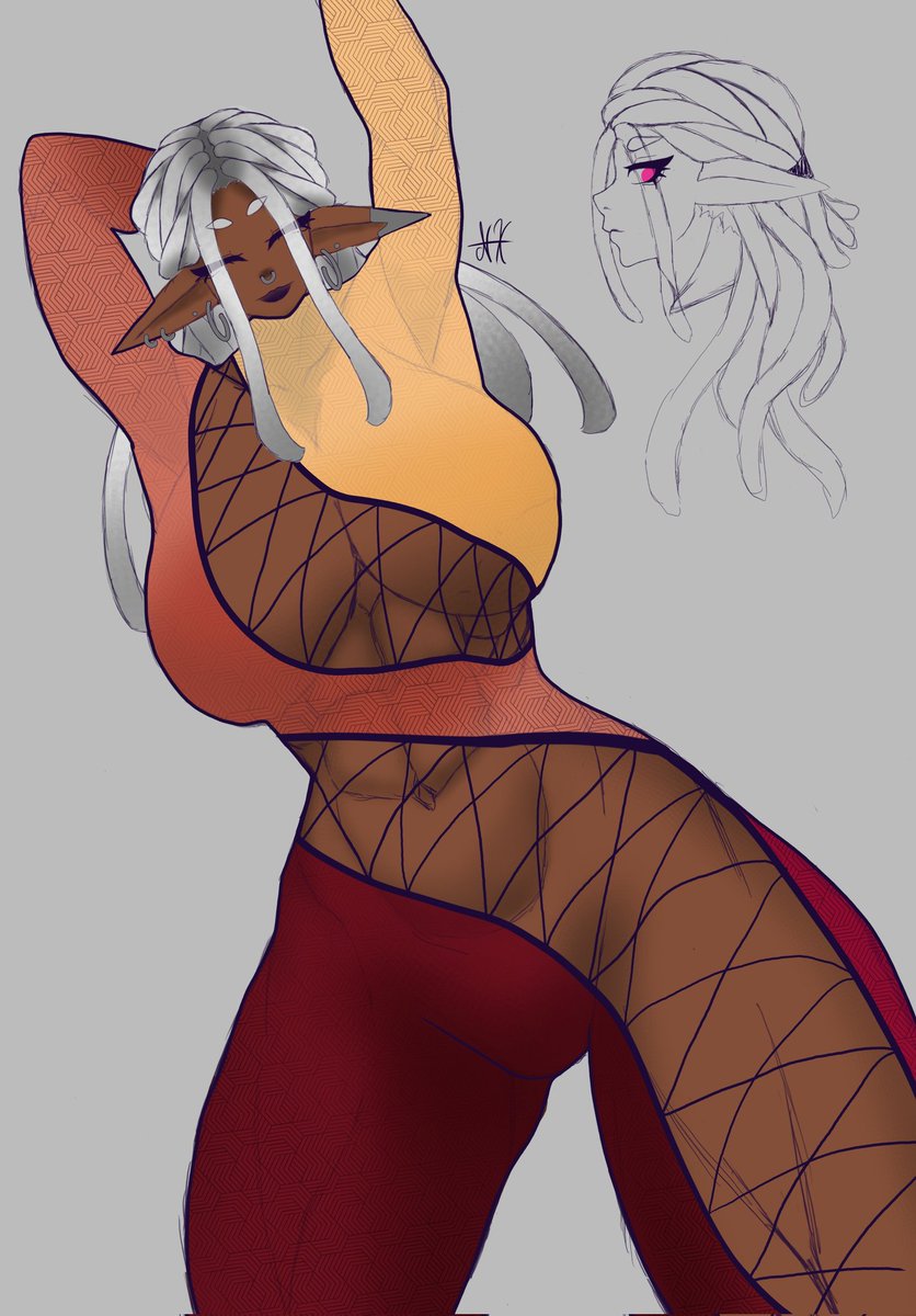 Nite__X's tweet photo. Kamara in the #stringjumpsuit challenge
Tags ๐ท
#oc #originalcharacter #art #ArtOfTheDay #ArtistOnTwitter #DigitalArtist #DigitalArt #traditionalart #anime #animeartย #conceptart #manga #mangaart #wip #wipart #workinprogress https://t.co/wjRtHF1eWm