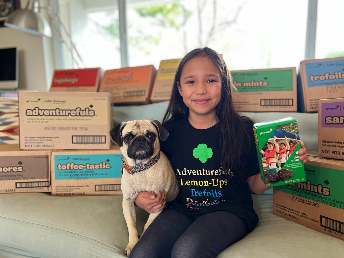 GSACPC's tweet image. Same here, Piñon, same here. We can’t deny that #ThinMints are also our favorite cookies to snack on! 🐾

Is your pet also a Girl Scout Cookie fan? Submit a photo at bit.ly/3zWndIs to be featured on our social media platforms.
