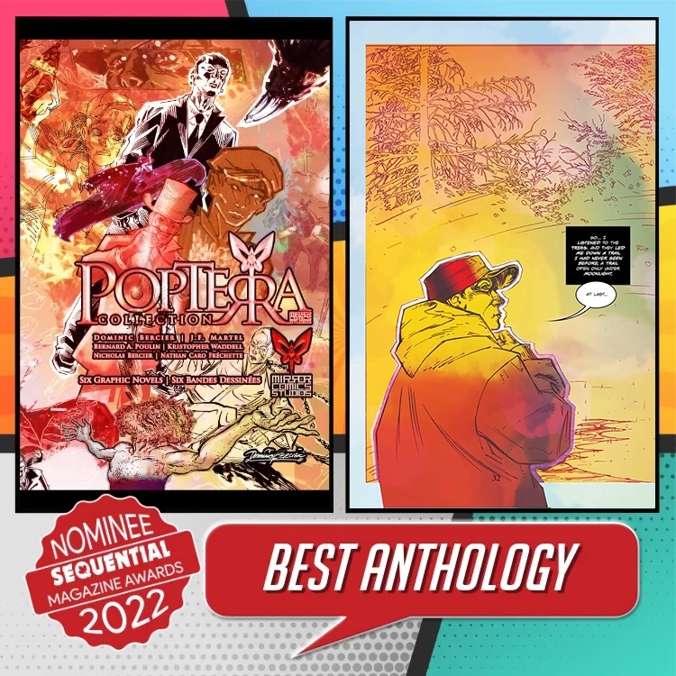 mirrorcomics's tweet photo. we did it! we're nom'd!!! nous sommes en nomination!!! https://t.co/YM0k9Kh9vK < VOTE HERE https://t.co/nrzxVGH87y (llection) nominated for BEST ANTHOLOGY in #SequentialMagazine #AWARDS #graphicnovels #Canada #indie #Comics #indiecomics #ART #bestof2022 https://t.co/Q1MfyyEBAn