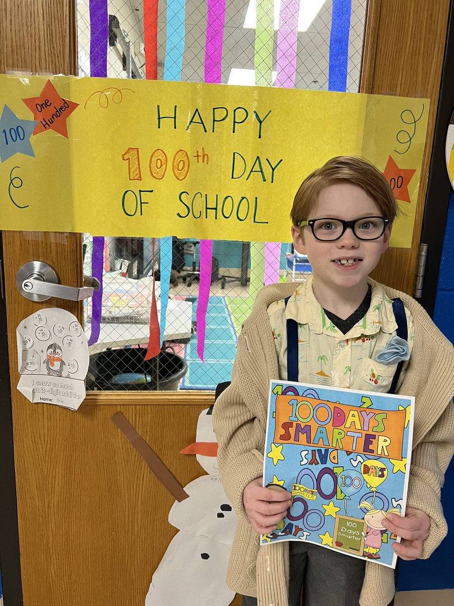 MrsBraaschOB's tweet photo. 💯 days smarter, 2️⃣nd grade style! #wdsd7 https://t.co/CP7oLovjbd