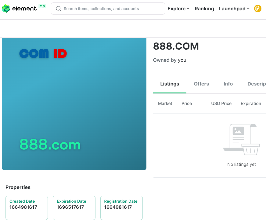 COM ID: COM Name Service tweet media
