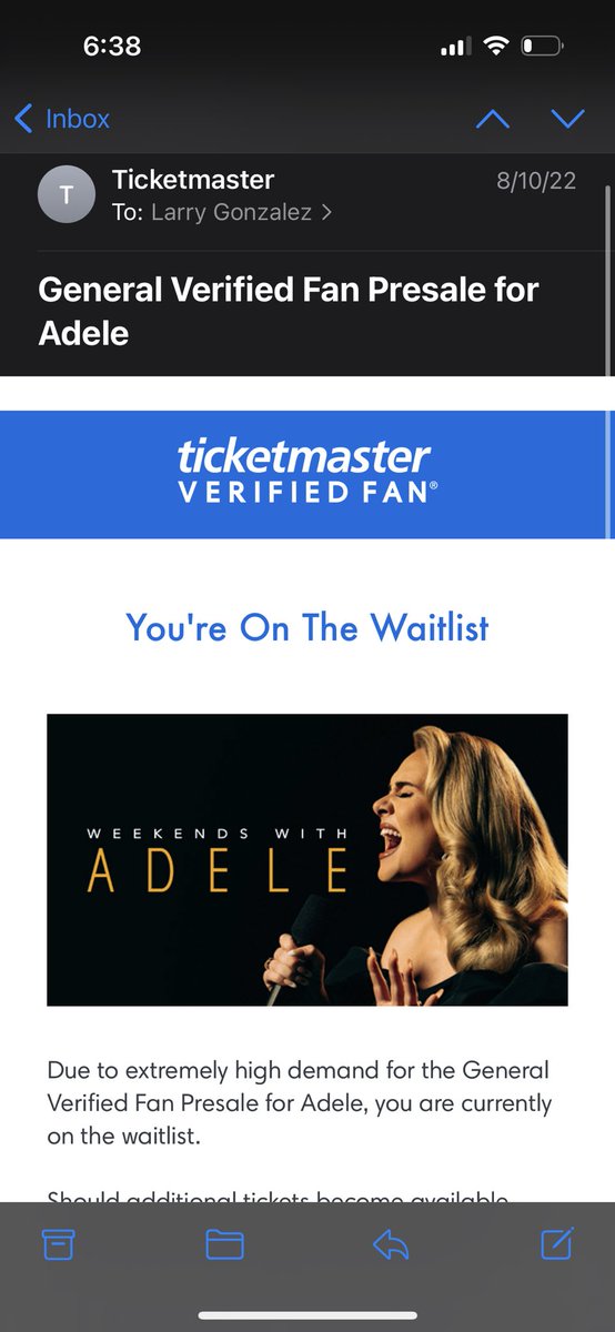 helloimlarryg's tweet photo. The @Ticketmaster verified fan is a complete joke. I have never been selected for a single major US tour. #TicketmasterlsTheProblem #RENAISSANCEWorldTour https://t.co/4esPCluSRy
