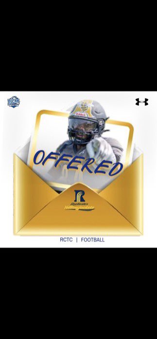 Beyond blessed to receive my first offer from Rochester Community and  Technical College <a href="/TerrenceIsaac1/">Coach Isaac SR.</a> <a href="/cinco_pitts/">Coach Pitts</a> <a href="/WoodlandFBRec/">Woodland (Stockbridge) Wolfpack Football</a>