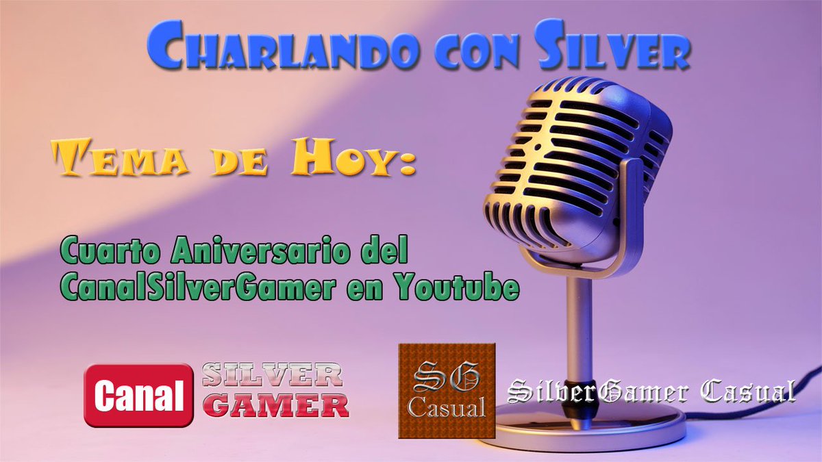 CN_SilverGamer's tweet photo. Chicos!! Mil perdones por el retraso pero en 10 minutos empezamos el Silver Podcast Especial de Aniversario del canal de Youtube además de las Retas Casuales con Age of Empires III Definitive Edition. Nos vemos en breve!!

#podcast #twitch #YouTube #SilverGamerX #aniversario https://t.co/FE8HEdiyrd