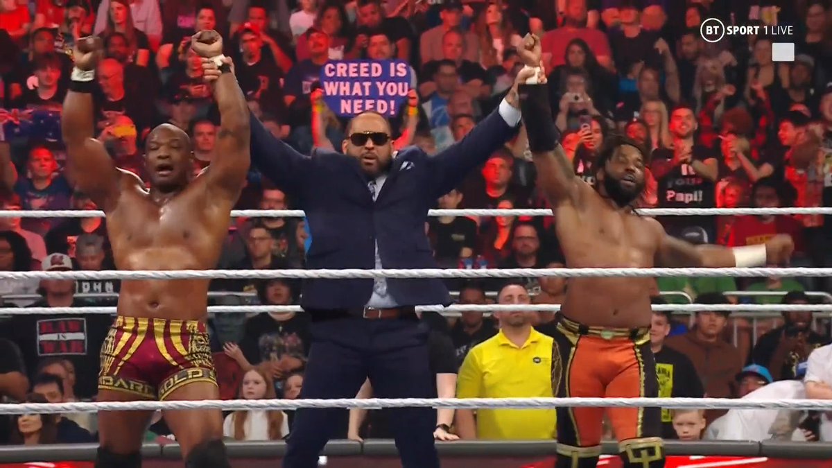 The Hurt Business 😍 #WWERaw #TheHurtBusiness #CedricAlexander #SheltonBenjamin #MVP