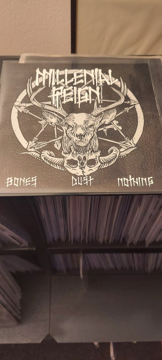 NateBenderama's tweet photo. Ended up picking up the Millenial Reign EP because the art is a whole ass mood...
..then my jaw hit the floor at the opening riff!
Took me a moment to realize what I had brought home
@leftfordamian #TOAP #TurnedOutAPunk https://t.co/nJ8Rgvatnu