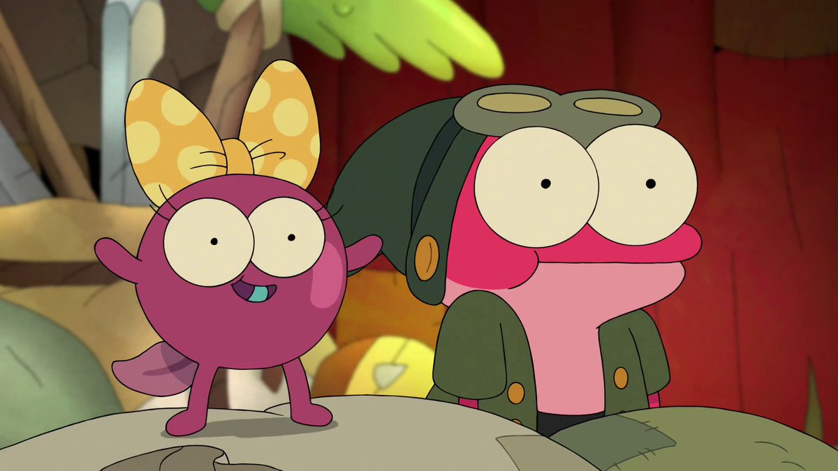 Frames of Amphibia on Twitter "Amphibia Olm Town Road (S3E12b) Frame