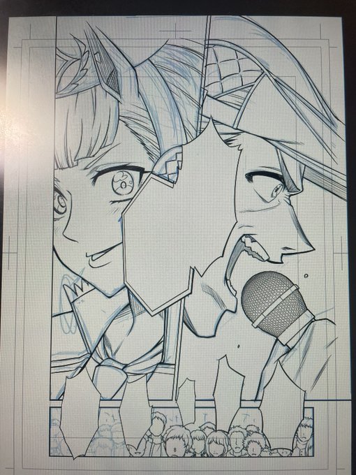 ペン入れもうちょい。 