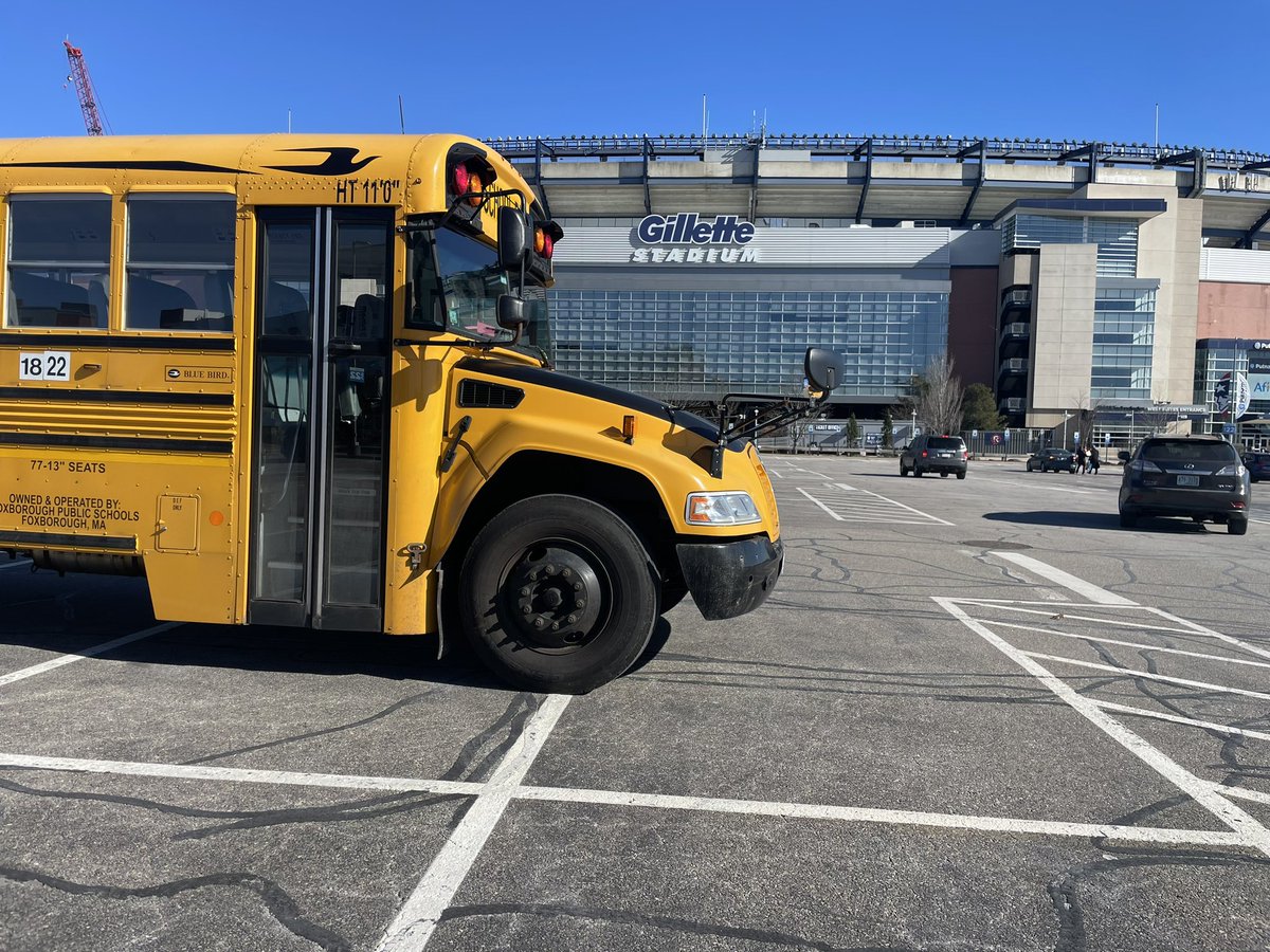 Sometimes our drivers take the best pictures when bringing students up to <a href="/GilletteStadium/">Gillette Stadium</a> <a href="/FoxboroughPS/">FoxboroughPS</a>