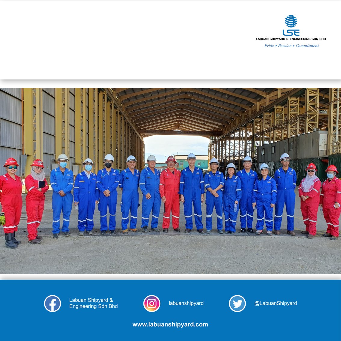 LabuanShipyard's tweet photo. 𝟏ѕт 𝐌𝐀𝐍𝐀𝐆𝐄𝐌𝐄𝐍𝐓 𝐖𝐀𝐋𝐊𝐀𝐁𝐎𝐔𝐓 𝐈𝐍 𝟐𝟎𝟐𝟑
Mr. Darhim Dali Hashim, our Group Chief Operating Officer, was present to lead the entire management team in the first #ManagementWalkabout this year that was held on 19th Jan 2023.
#labuanshipyard #shipyard #LSEteam https://t.co/wVMfjAKm1R