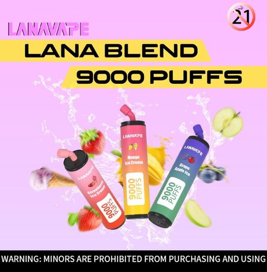 The new Lana Blend is here - 9000puffs of extra capacity! Sweet and chilled at your choice!

#Lanavape,#lanapod,#lanapods,#lanadisposable,#lanaclearpods,#lanafalvors,#lanaejuice,#salt,#lanapenII,#lanalazar ,#lanalaza,#lanaxxl