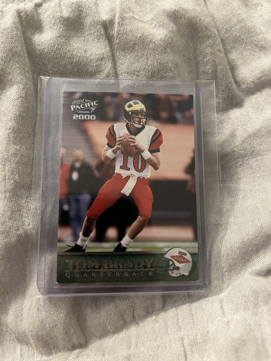Nothing like my first purchase back in the hobby being a Brady RC😍 huge shoutout to <a href="/UniqueFinds09/">Unique Finds Collectibles</a> for the deal, this one’s staying in the PC for life
