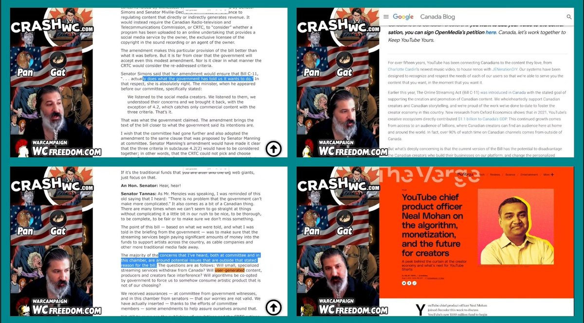 MayBeeSunshine's tweet image. #WARCAMPAIGN
Honour, Accountability, Integrity, Loyalty
LIVE CANADA FREEDOM MORNING SHOW
MONDAYS &amp;amp; THURSDAYS 
11AM EST/8AM PST
#headlines #politics #BillC11 #BillC18
#life
Unelected journalists/media board 
Much More... 

2/6/23  catch replay here⬇️⬇️⬇️
youtube.com/live/nOstB5lve…