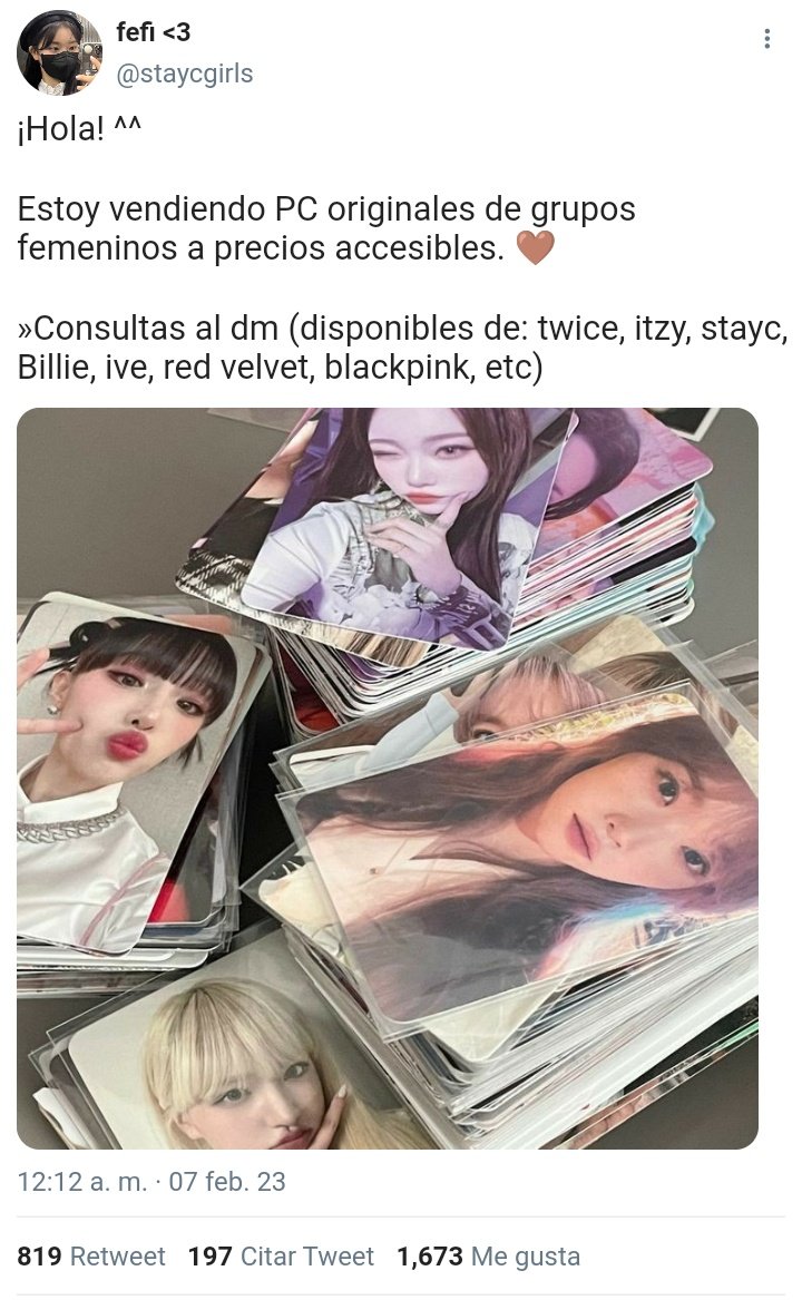 binpitulin's tweet photo. jeonglix au | "Photocard love"

donde jngn compra una pc por twt y lo estafan https://t.co/ricWGFDAHh