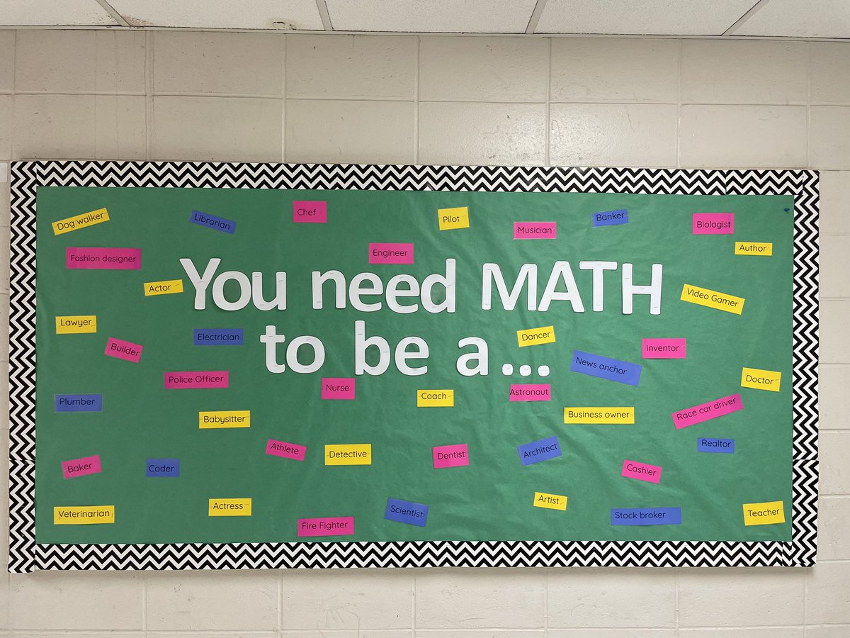 teacher2teacher's tweet photo. How do YOU communicate to your Ss that math is for everybody? 

(Display via T @mathBawesome) #TeacherTwitter #edchat https://t.co/Sc9vf7Nx99