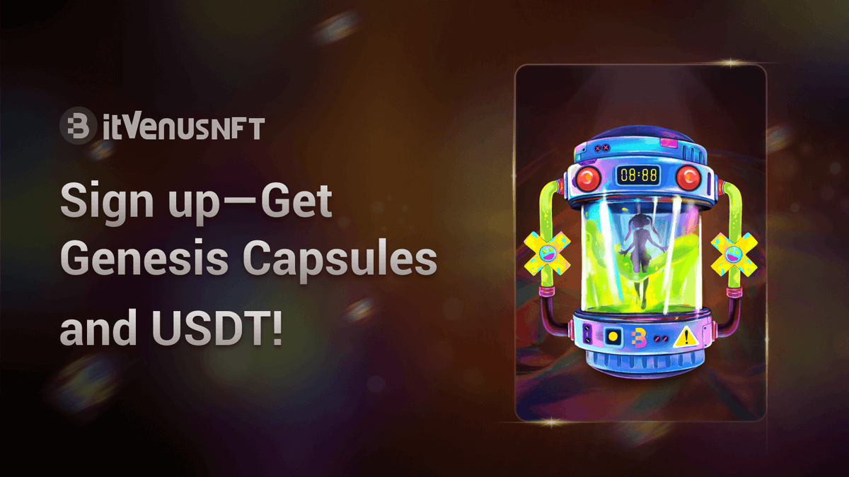 BitVenusNFT's tweet photo. 🔥Our first collection---Genesis Capsules is about to launch, are you ready?

💫 Featuring a #Giveaway  of $2,000 USDT &amp; 20 Genesis Capsules!

⌛ Till Feb. 14, 6 AM UTC

✅ Finish the Gleam task：https://t.co/ZqsRlD417r

📲 Details: https://t.co/C2sJLDhKZE https://t.co/wC08Q2F1It