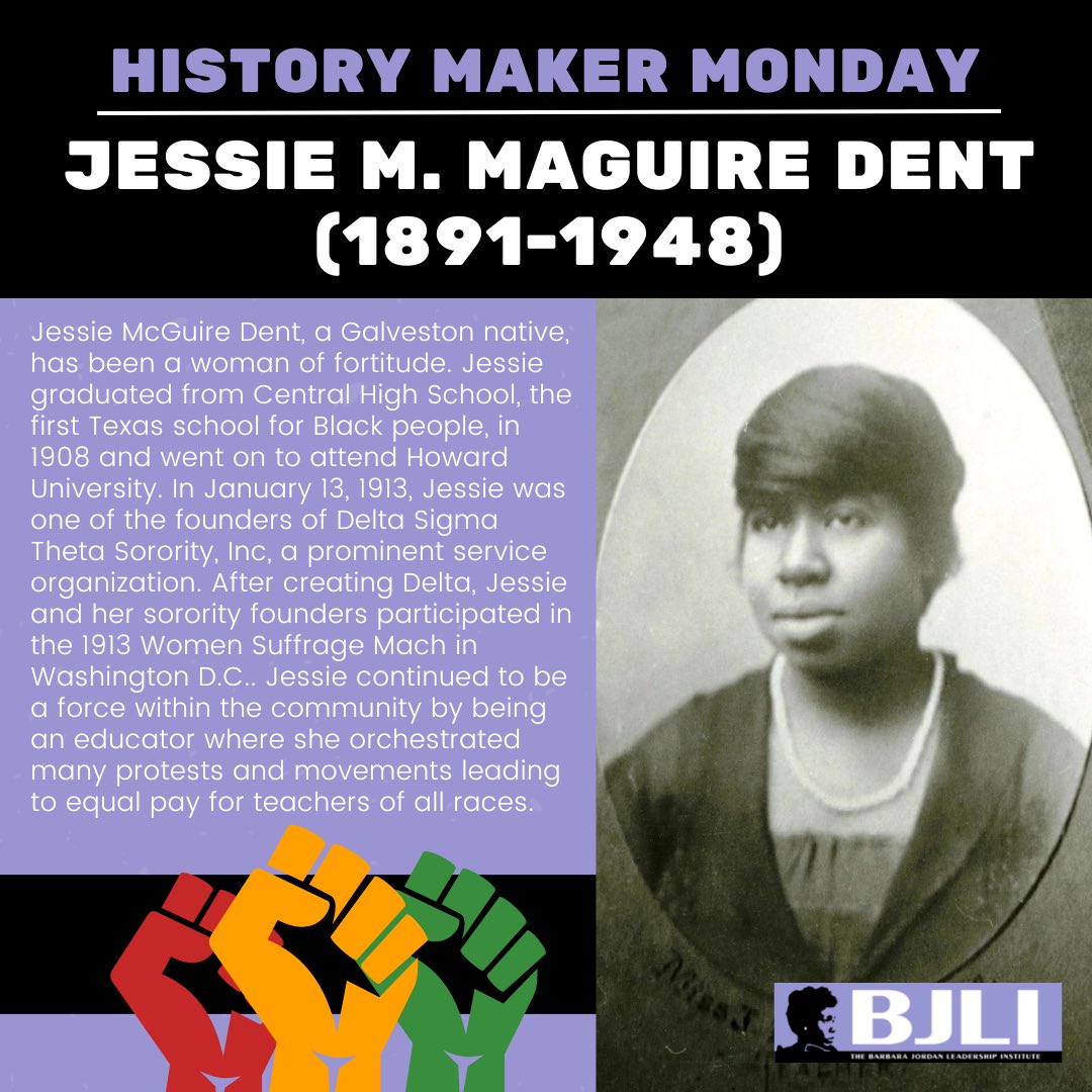 iamBJLI's tweet photo. History Maker Monday: We're shining a light on leading Black history makers and Black history moments in Texas for February.

For more information: https://t.co/9vJF7auiBJ https://t.co/BpwUXB6eS2