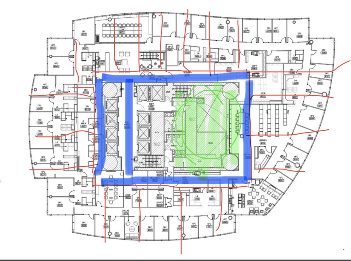 whlippitt's tweet photo. @pushtheneedle 20u/fl with open core atrium amenity for light and air. Every 5th plate is a green space and courtyard cafe. https://t.co/8Eq2ozfuhs