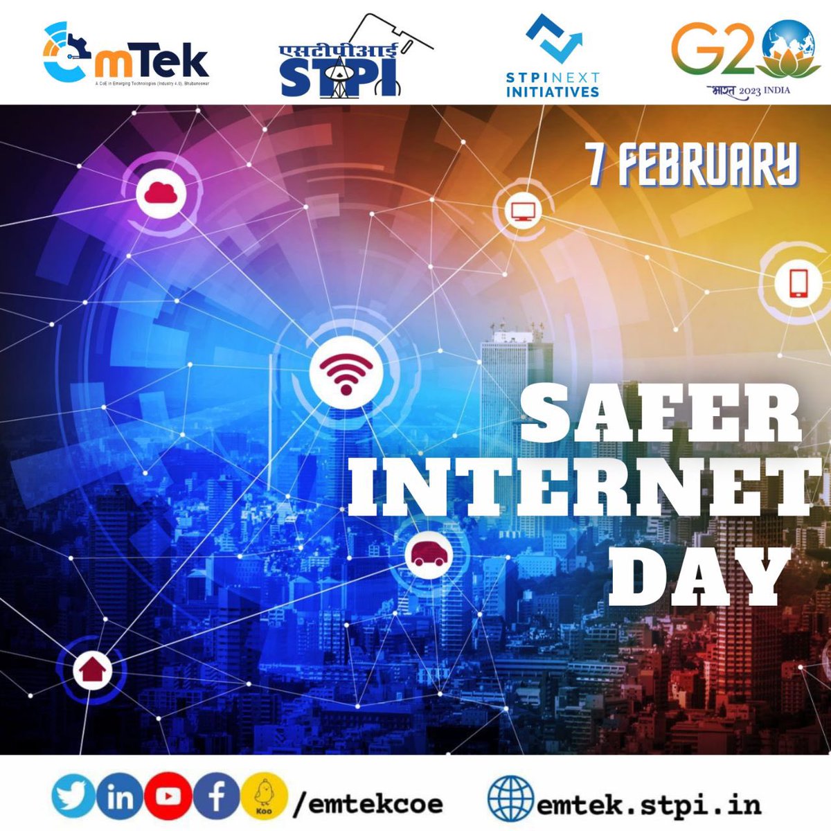 emtekcoe's tweet photo. Celebrate Safer Internet Day by sharing online safety awareness! Be careful of frauds, report questionable activity, and watch what you share to protect yourself and others. Let's work together to secure the internet! #SaferInternetDay #OnlineSafety #CyberSecurityAwareness https://t.co/0zCCy5QdlB