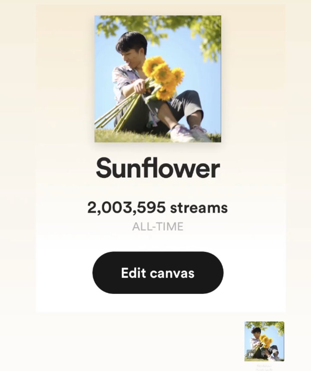 LonelyBeachClub's tweet photo. Congrats @peachluffe - Sunflower hitting the 2milli club 💥
~
#peachluffe #Indieartists #Spotify https://t.co/BrQqmsVMTc