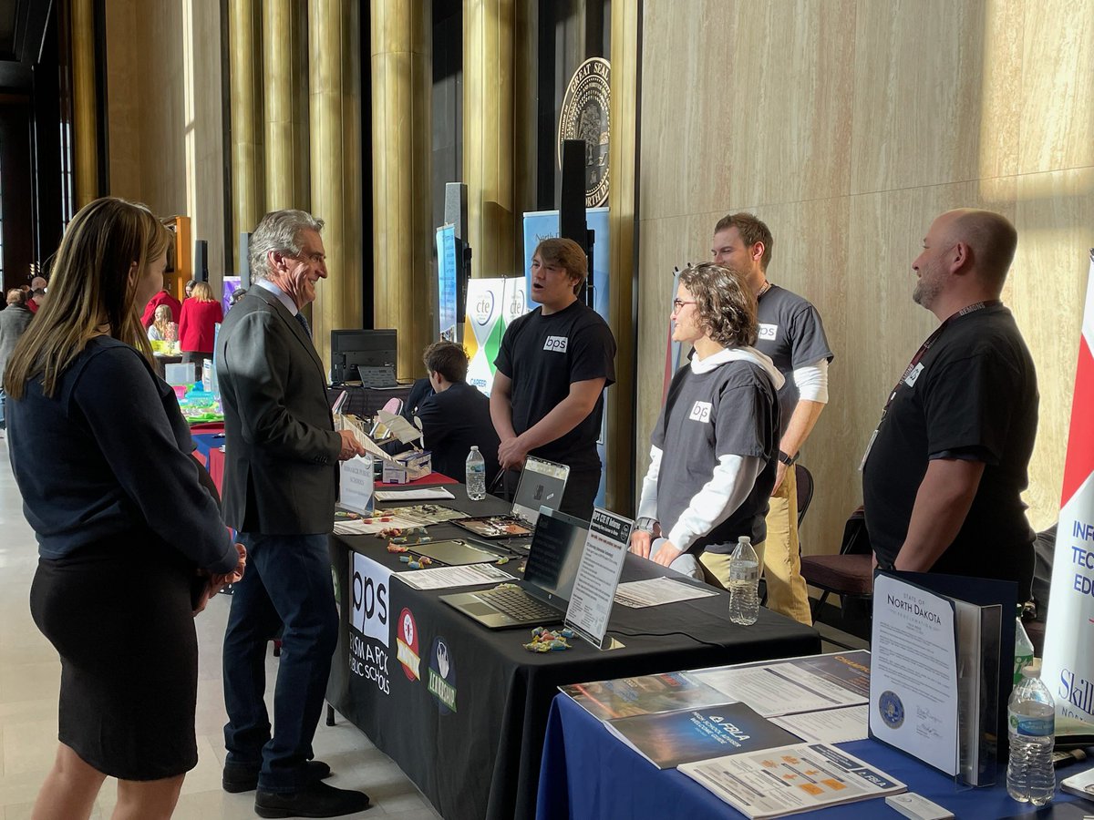 An awesome opportunity for the students!   Work-based learning and student leadership at its best! <a href="/NorthDakotaCTE/">North Dakota Career and Technical Education</a>  #nd_cte