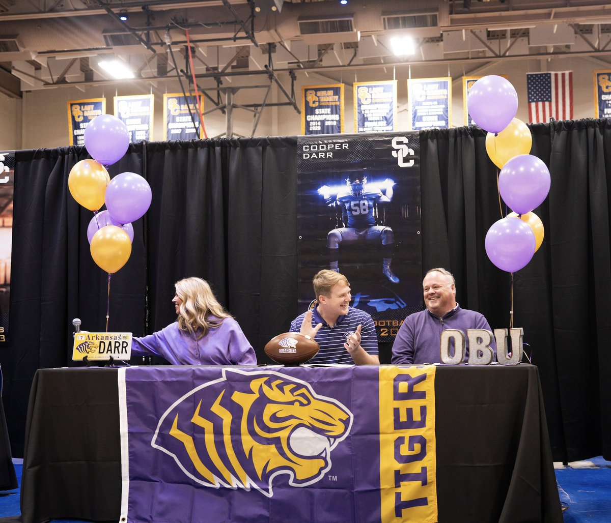 Official. Let’s go to work!! 💜 <a href="/OuachitaFB/">Ouachita Football</a>