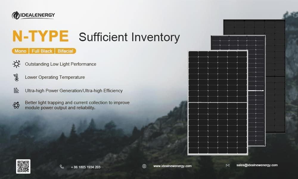 🍀N-Type TOPcon Technology! High power! High efficiency!
🍀N-Type TOPcon module has a 30-year linear warranty and lower attenuation performance, which will be the mainstream product in 2023！
WhatsApp :+86 13815238509
📧sales6@idealnewenergy.com
🌐idealnewenergy.com