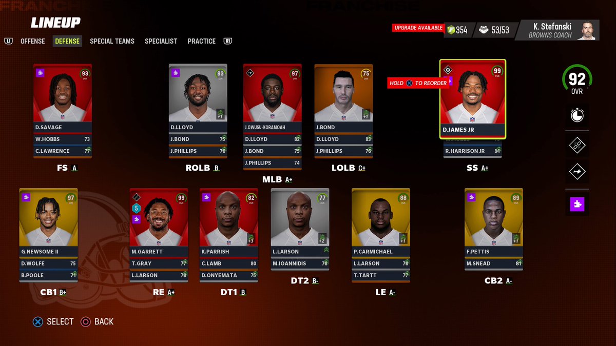Voodoo_NECF27's tweet photo. The #SeasonLXXII Browns look poised to defend their title. #NEFLKickoff https://t.co/oiQbvthqMf